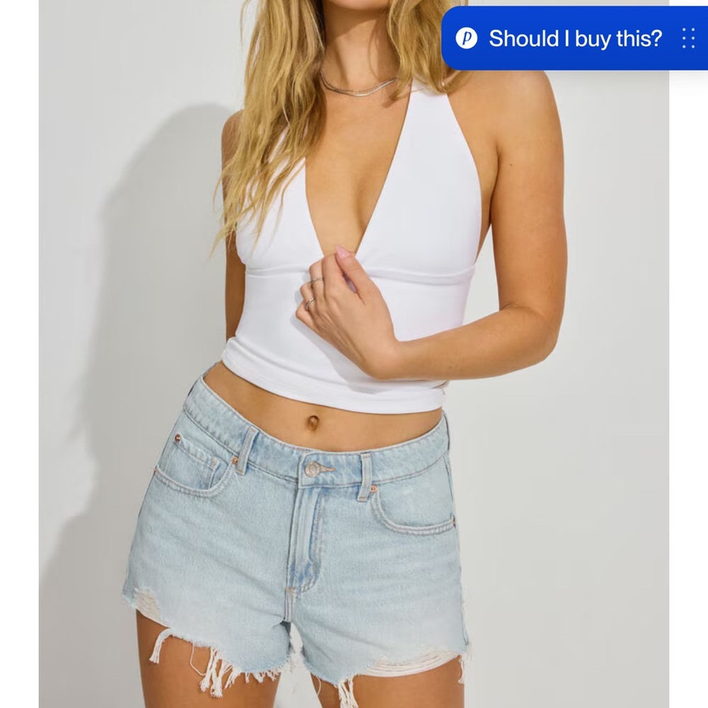 Garage. Festival Cutoff Shorts.  Rylan Blue.  Size: 1.  NWT.
